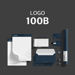 Logo100B 로고 디자인